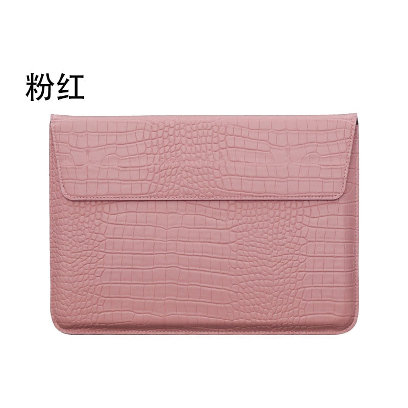 Pu Leather Laptop Sleeve For Macbook Air 13 Case Pro Retina 11 15 Notebook Stand Cover For Huawei Shell Laptop Bag Unisex