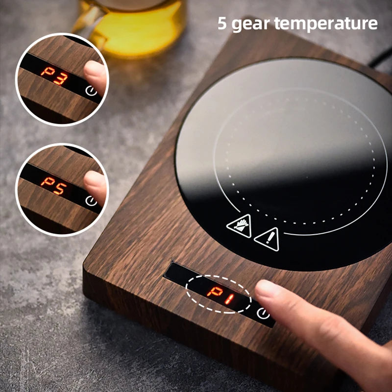 110V Electric Beverage Warmer Heater Mug Coffe Warmer 100°C Hot Tea Makers Heating Coasters Plate Pad for Cocoa Tea Water Milk