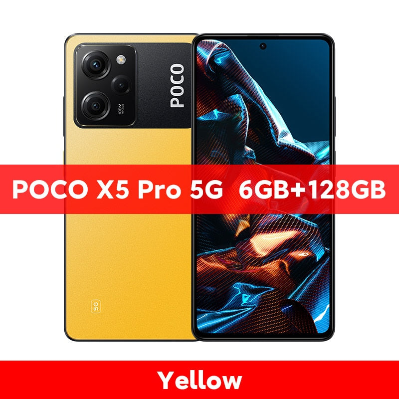 POCO X5 Pro 5G Global Version 128GB/256GB Snapdragon 778G 120Hz Flow AMOLED DotDisplay 108MP 67W NFC