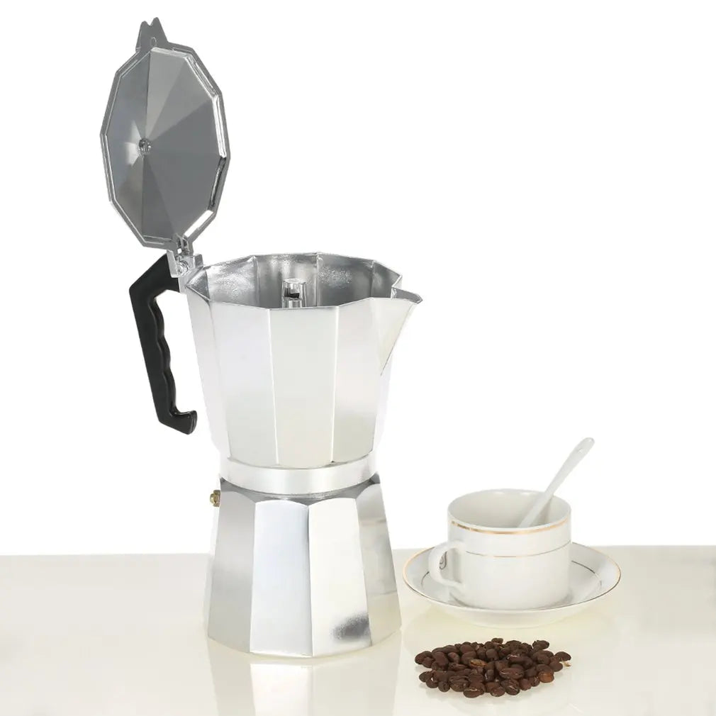 50ml 1 Cup Aluminum Coffee Pot 50Ml 1Cup Coffee Maker Espresso Percolator Stovetop Mocha Pot Electric Fashion Stove