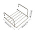 Stainless Steel Folding Drying Rack Metal Hanging Hanger Organization for Socks Clothes Towel Collection