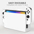 DATA FROG Crystal Protect Shell Compatible Switch OLED Transparent Hard Case Cover for Switch OLED Console Accessories