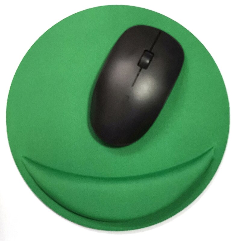 Non-slip Mouse Pad EVA Wristband Mat Ergonomic Mouse Wrist Pad Round Mice Pad Desk Pad For Game Computer PC Laptop Comfortable
