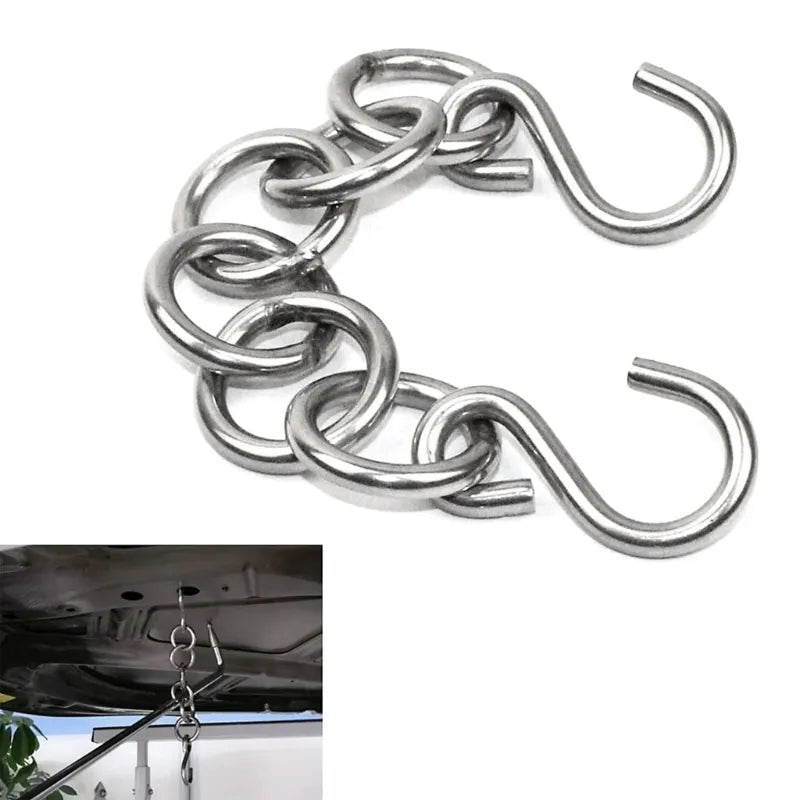 Car Dent Removal Hook Chain Durable Dent Repair Tool Auto Body Hail Damage Remover Adjustable Hook Chain Vehicle Accessories