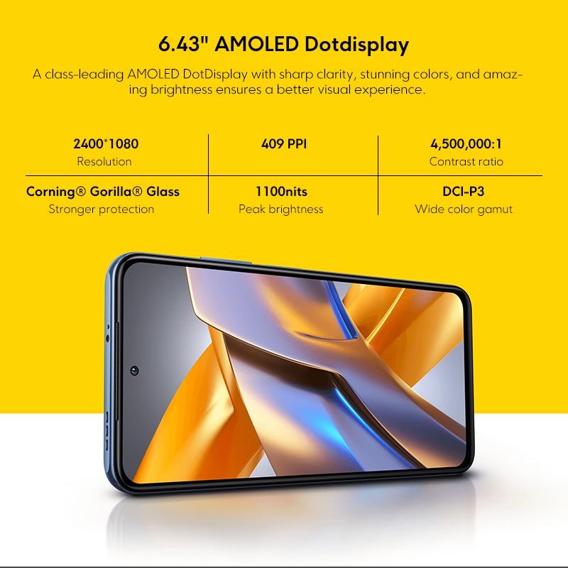 POCO M5s Global Version 64GB / 128GB 64MP Quad Camera Helio G95 6.43" AMOLED DotDisplay 5000mAh NFC 33W Fast Charging