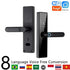 For Tuya Smartlife APP Remote Control Smart Fingerprint Password Lock Keyless Entry Fingerprint Security Handle Lock For Home