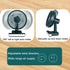 Mini USB Portable Electric Fan Smart Rechargeable 4 Gear Adjustable Silent Air Cooler For Office Household Traveling