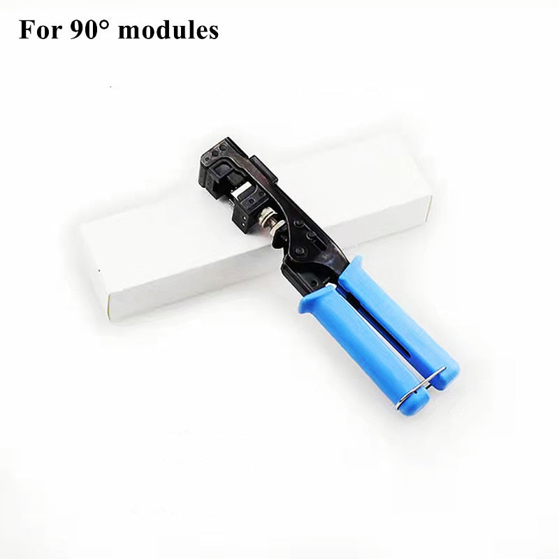 HTOC Network Module Wire Cutter RJ45 Module Frame Wire Cutter Tool Termination  For 4-Pair UTP Jacks (Suitable for 90° Module)