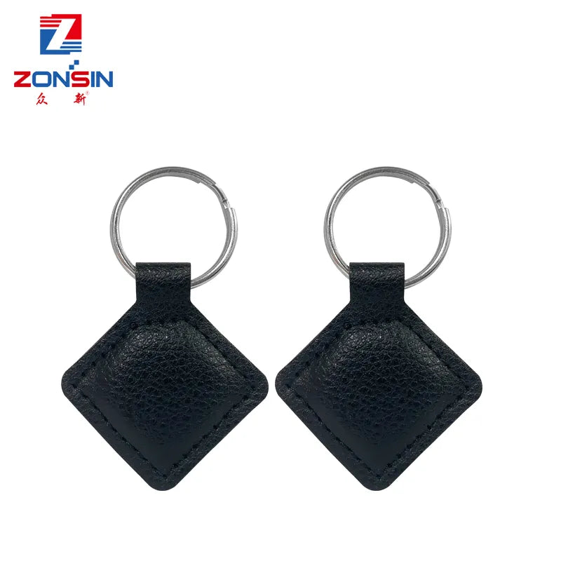 RFID 125khz EM4305 T5577 Blank Key Tag Chip Cards Tags Leather Keytag Copy Rewritable Writable Rewrite Duplicate 125 khz