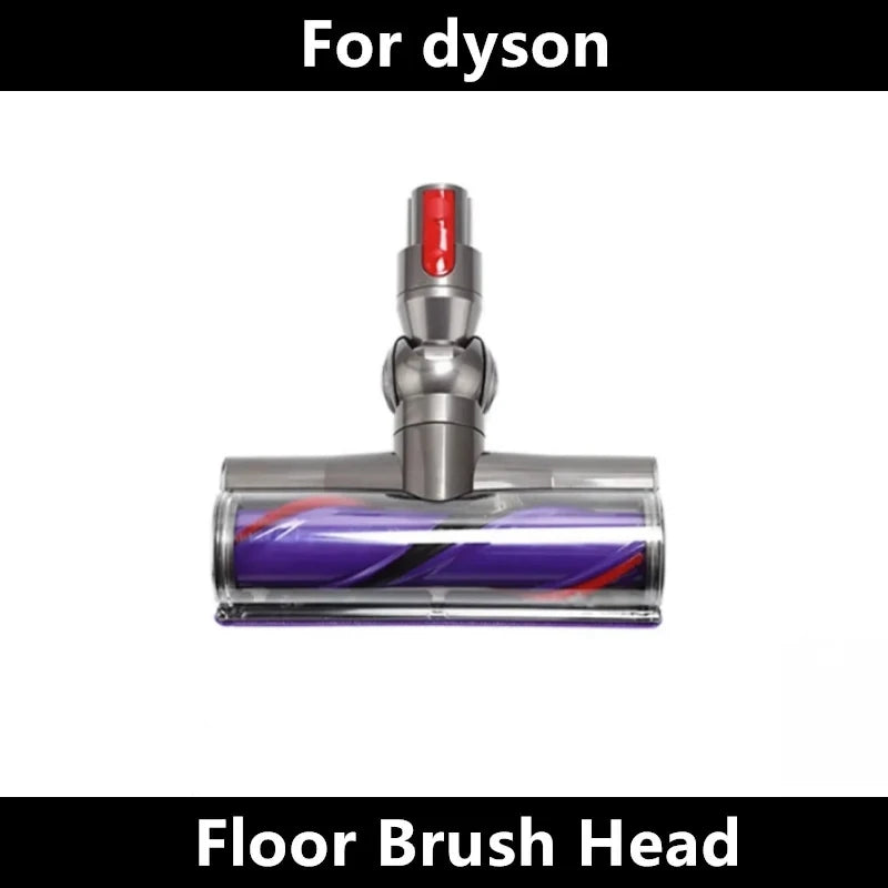 Electric Direct Dirve Vacuum Head for Dyson V7 V8 V10 V11 V15 Hardwood Floor Attachment Bristle Roller Brush Parts Mop