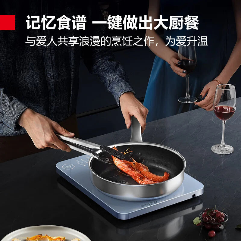 3500W High-power Induction Cooker Household Planar Frying Electromagnetic Cooker Intelligent Touch Screen 51mm Ultra-thin