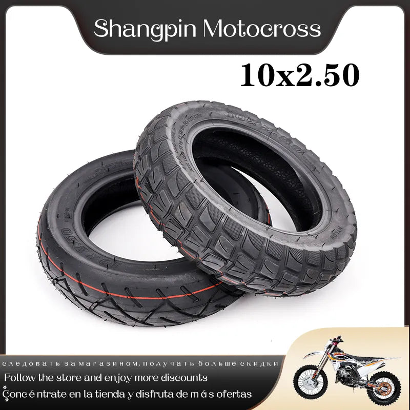 10 Inch 10*2.50 Pneumatic Wheel Tire 10x2.50 Inner Outer Tyre for Electric Scooter Balance Car Accessorie