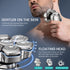 Kensen S18 Electric Head Shaver for Men Rechargeable 7D Floating Cutter Magnetic 5 in 1 Shaver Hair Trimmer Clipper Head Razors