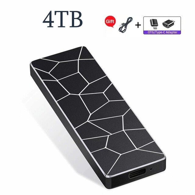 High-speed 8TB 4TB 1TB 500GB SSD Portable External Solid State Hard Drives USB 3.1 Type C Interface Original Mobile Hard Disks
