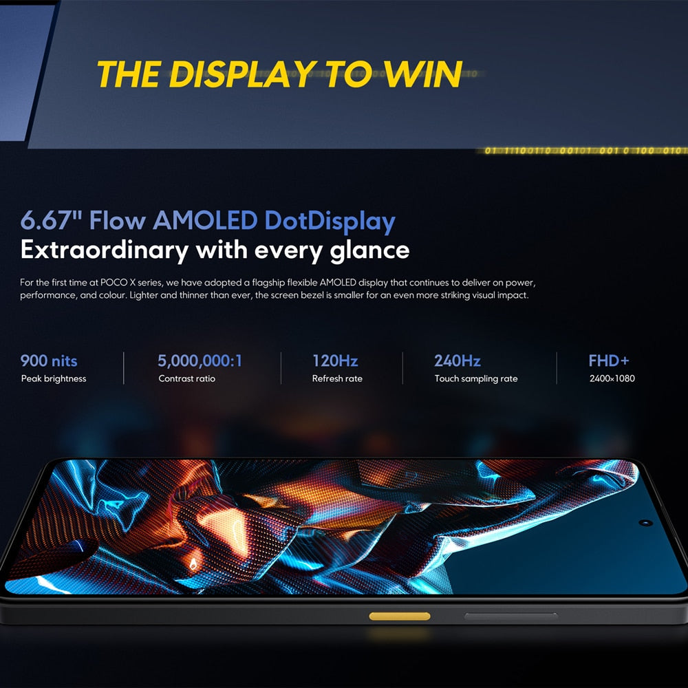 POCO X5 Pro 5G Global Version 8GB 128GB/256GB Snapdragon 778G 120Hz Flow AMOLED DotDisplay 108MP 67W NFC
