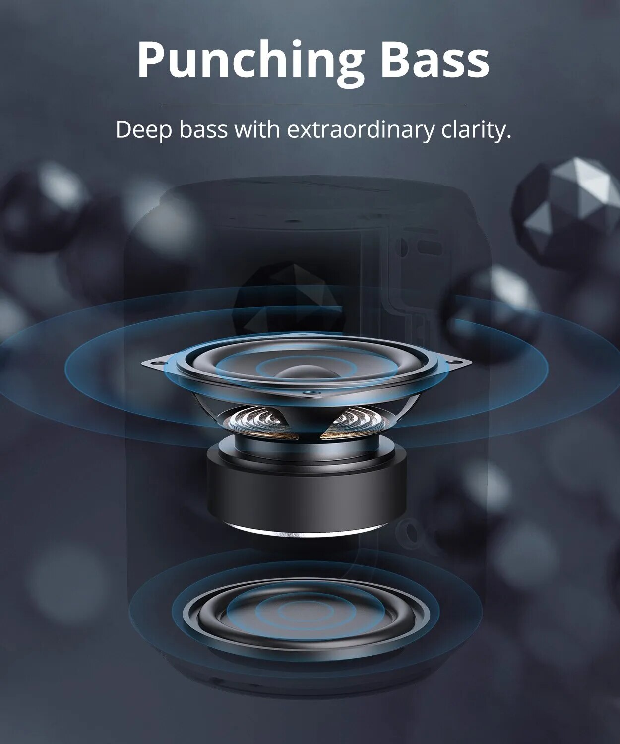 Tronsmart T6 Mini Speaker Wireless Bluetooth Speaker Portable Speaker with 360 Degree Surround Sound, Voice Assistant