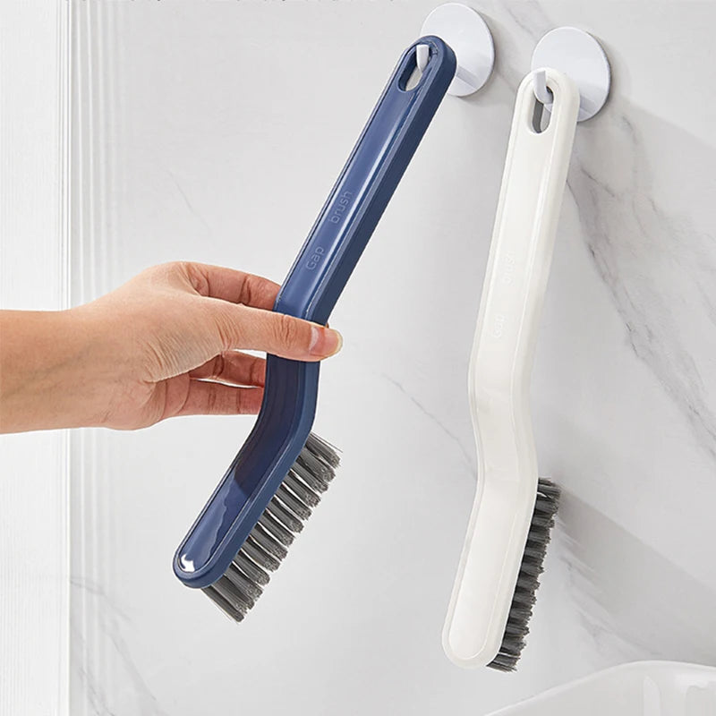 2-in-1Multipurpose Bathroom Tile Floor Gap Cleaning Brush Window Groove Brush Convenient Household Corner Cleaning Tools