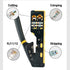 AMPCOM RJ45 Crimper Pass Through RJ45 Crimping Tool For CAT6 CAT5E Pass Thru Ethernet Modular Plugs 8P8C RJ11 Connectors