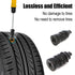 Car Tire Repair Tool Kit Studding Set Auto Bike Puncture Plug Garage Needle Nose Pliers Vacuum Film Nail Screws W/ Storage Case