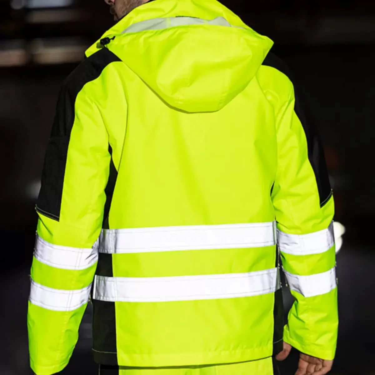Safety Protection Suit Winter Reflective Jacket and Pants Men for Work Hi Vis Work Clothes Warm Clothing for Worker