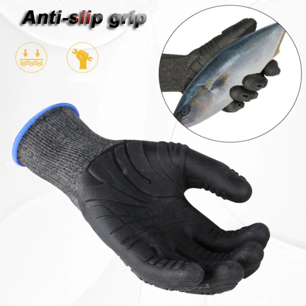 TPE 330 Mechanical Gloves back of hand Anti-smash palm non-slip Strong grip application widely rescue damping protective gloves