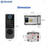 Tuya Smart lock Waterproof Wifi Double Fingerprint Lock Smart Card Digital Code Electronic Door Lock For Home Security Mortise