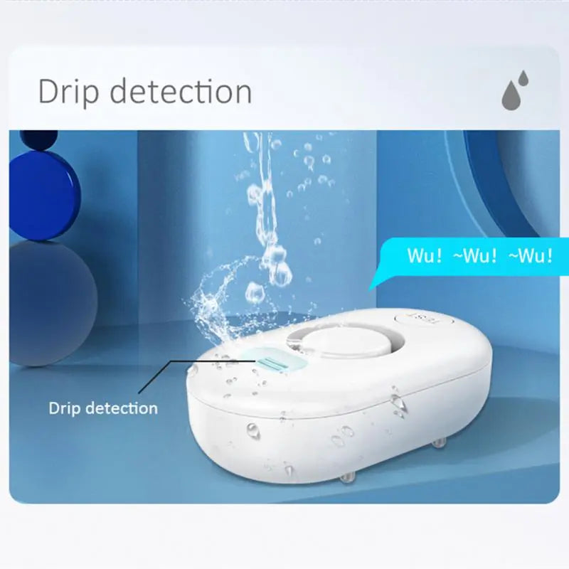 Tuya WIFI Smart Water Leakage Detector Water Tank Full Water Linkage Alarm Sensor Immersion Sensor Smart Life Remote Monitoring