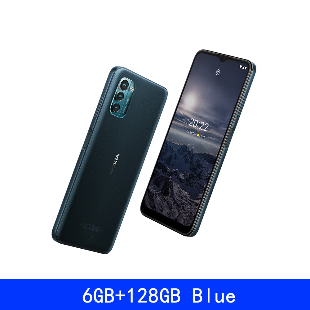 Nokia G21 6GB 128GB 4G Smartphone 6.5 inch Display 5050mAh Battery 50MP triple Camera Face Unlock 3-day Battery Life Global
