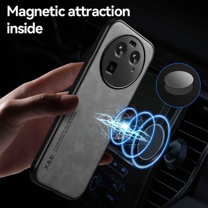 Case For OPPO Find X6 Case Leather Silicone Cover For OPPO Find X6 Pro Phone Case OPPO FindX6 Pro Cover