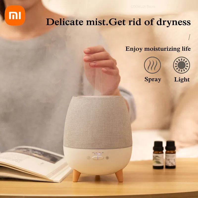 Xiaomi Mijia Home Appliance Remote Control Essential Oil Aroma Diffuser with LED Night Lamp for Room Aromatherapy Air Humidifier