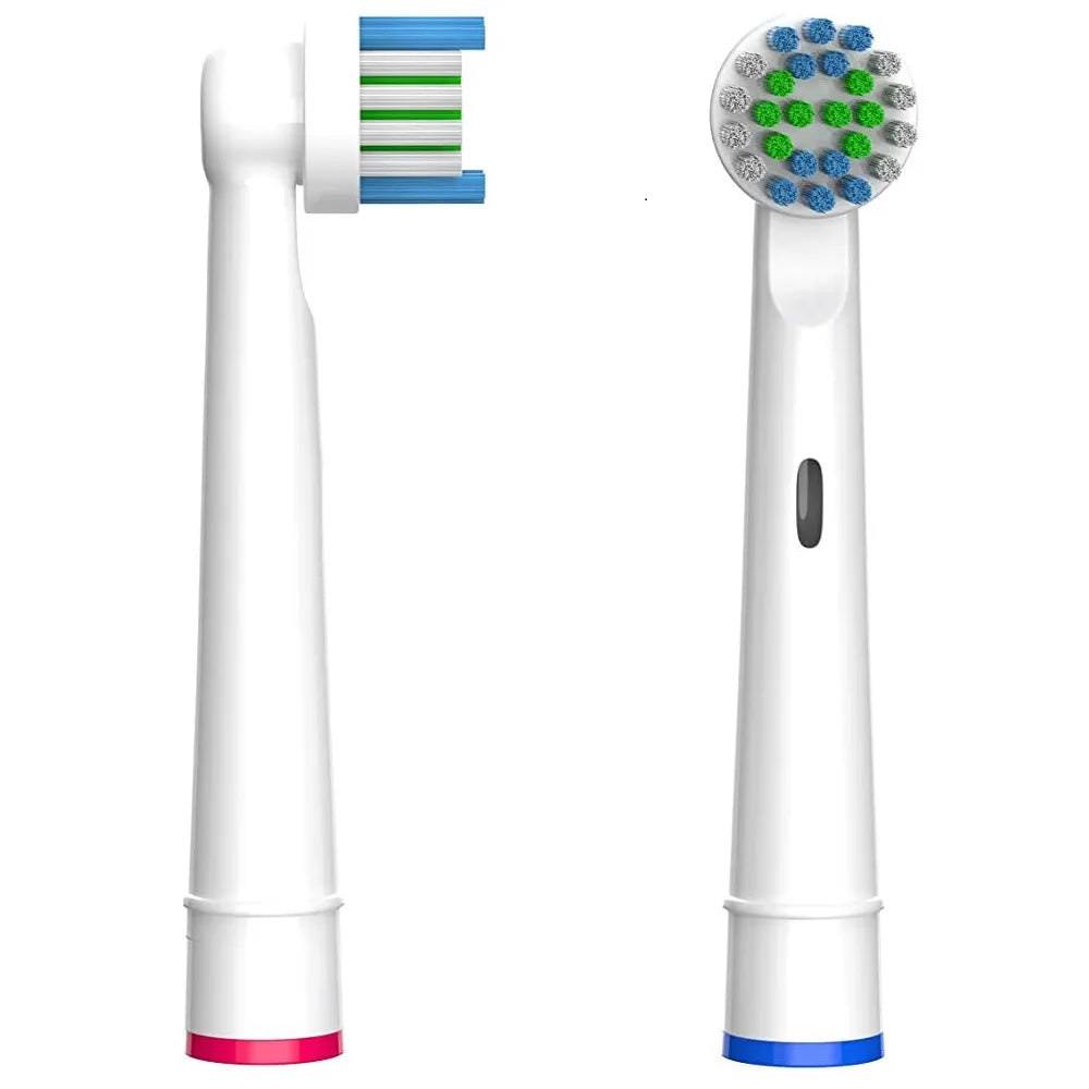 4 Pcs/Pack Electric Toothbrush Replacement Head Soft Dupont Bristle Tooth Brush Heads For Oral B Toothbrush Nozzles SB-17A