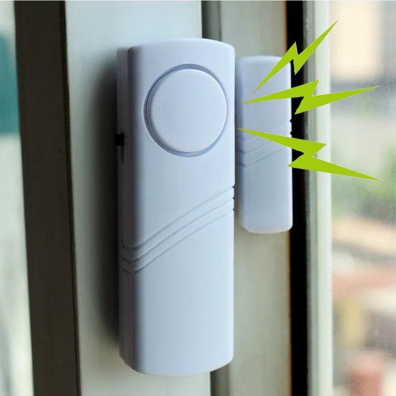 Door Window Wireless Burglar Alarm with Magnetic Sensor Alarm Home Door Open Detectors Safety Wireless System Security Device