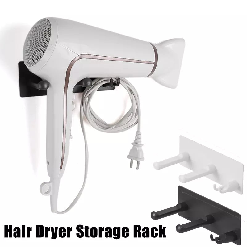 Hair Dryer Holder Stand Wall Mounted Hairdryer Straightene Dryer Cradle Bathroom Organizer Storage Rack Bathroom Accessories