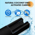 C1 Carbon Water Filter 10 Inch Under Sink Dual Purpose Powdered Activated Carbon-Impregnated Cellulose Replacement Cartridge