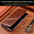 Vintage Genuine Leather Case for HTC U19e U20 Desire 19s 20 21 22 Pro Plus Phone Wallet Flip Cover With Kickstand