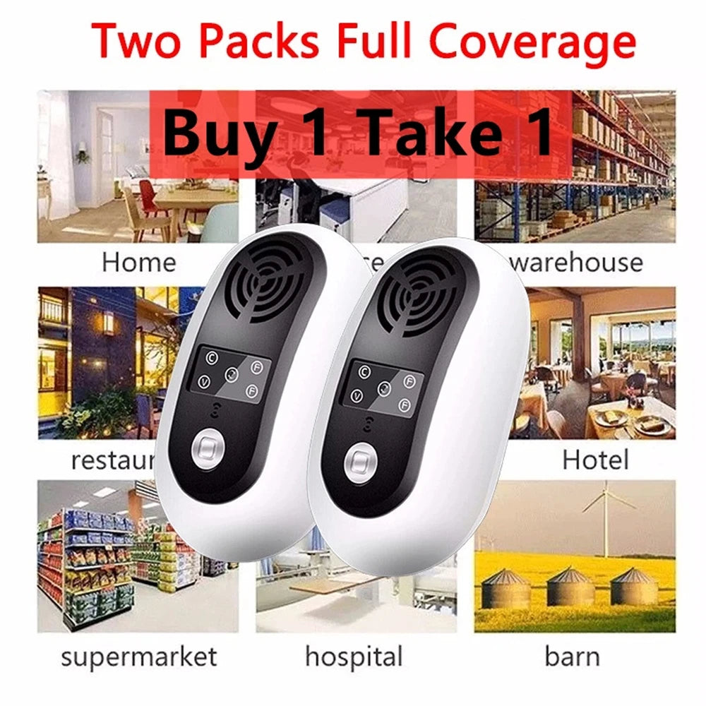 Repellents Cockroach Electronic Ultrasonic Pest Reject Mouse Rat Cockroach Control Device Household Mosquito Killer EU US Plug