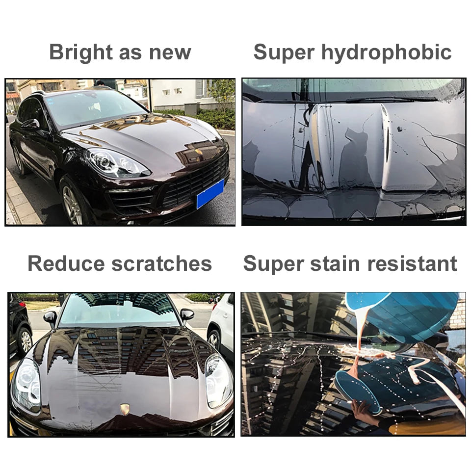 Dpro Ceramic Car Coating 9H Liquid Glass Nano Ceramics Car Detailing Paint Care Waterproof Hydrophobic Anti-scratch Polish Kit