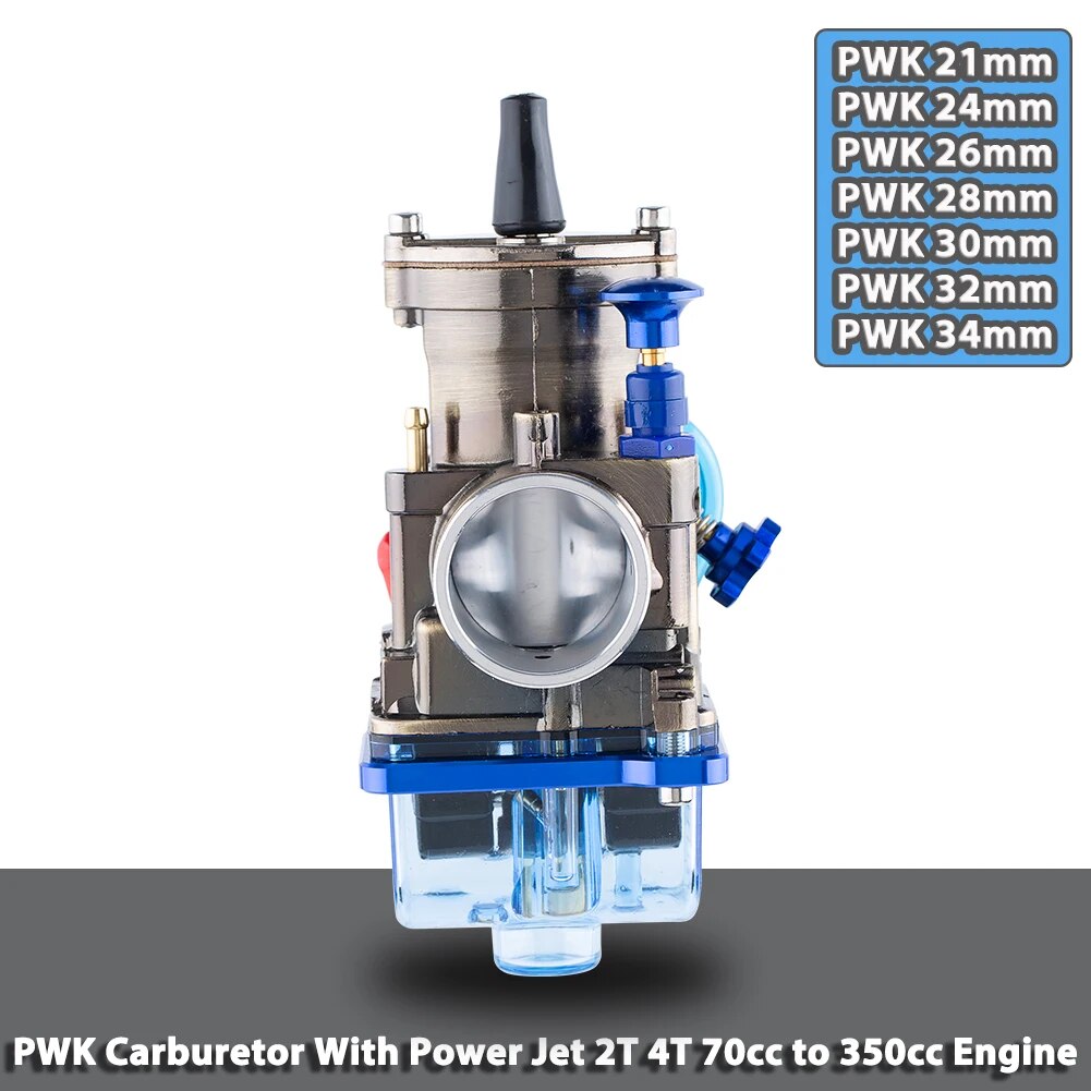 Universal Carburetor PWK 21 24 26 28 30 32 34 Mikuni Carburetors With Fuel Filter Power Jet 2T 4T ATV Motocross Modified Parts