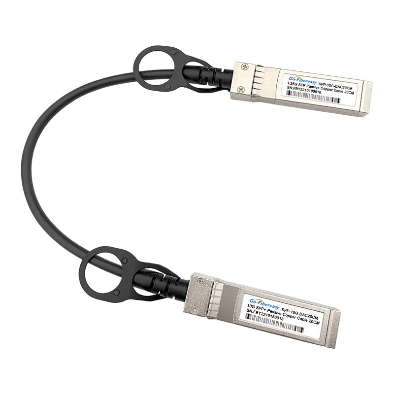 10G/1G SFP DAC Cable 20cm/1/2/3/5/7/10m Passive Direct Attach Copper Twinax Cables Compatible MikroTik,TP-Link,Netgear Switch