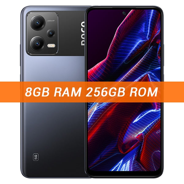 Global Version POCO X5 5G 6GB 128GB / 8GB 256GB Snapdragon 695 120Hz FHD+ AMOLED DotDisplay 33W Charging 5000mAh NFC