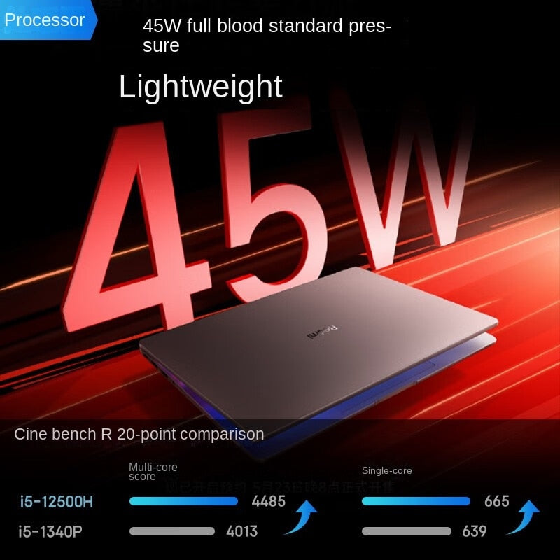 Xiaomi Laptop Redmi Book 14 Global Edition 2023 Intel i5-12500H/i7-12700H 16G RAM 512GB/1T SSD 14 Inch 2.8K 120Hz Notebook PC