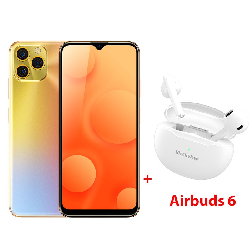 Blackview A95 Smartphone Helio P70 Octa Core Android 11 Mobile Phone 8GB+128GB 6.528" HD+ Display 20MP Camera 4380mAh  Cellphone