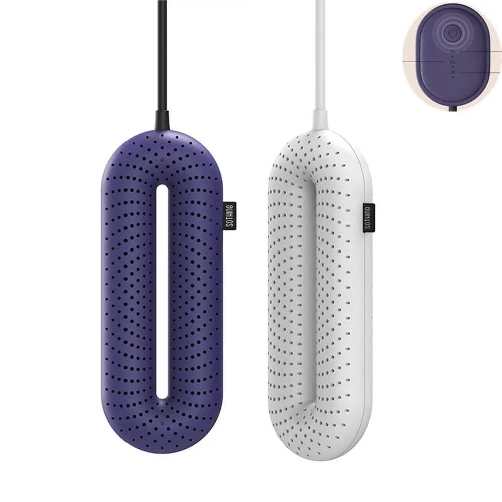 110V 220V Mini Electric Shoe Dryer Heater Zoom UV Sanitizor Dehumidifier Drying Machine with Timer For Shoes Raining Winter 드라이어