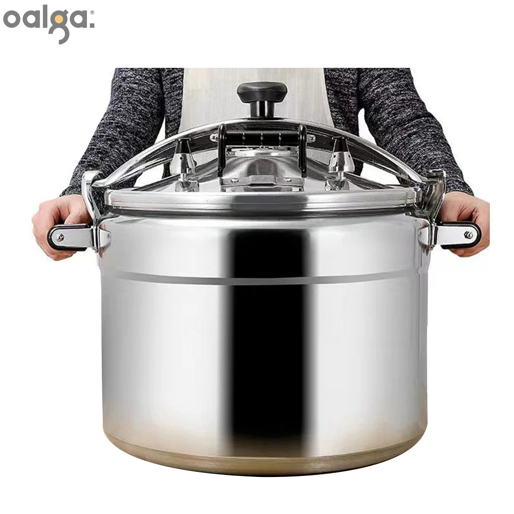 9-60L Pressure Cooker Commercial Large Capacity Gas Cooker Pressure Cooker Stew Pot Kitchen Cookware Safety Pan Induction Cooker