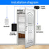 Lucking Door K8 2000 Users 125kHz / 13.56MHz RFID Keypad Stand Alone Access Control Panel Wiegand 26 Gate Door Opener DC 12V 24V
