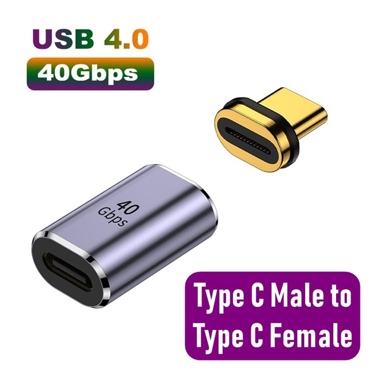 100W Type C Adapter OTG 40Gbps Magnetic Fast Data Transfer Tablet USB 4.0 Charging Converter for Phone Macbook Air Pro Laptop