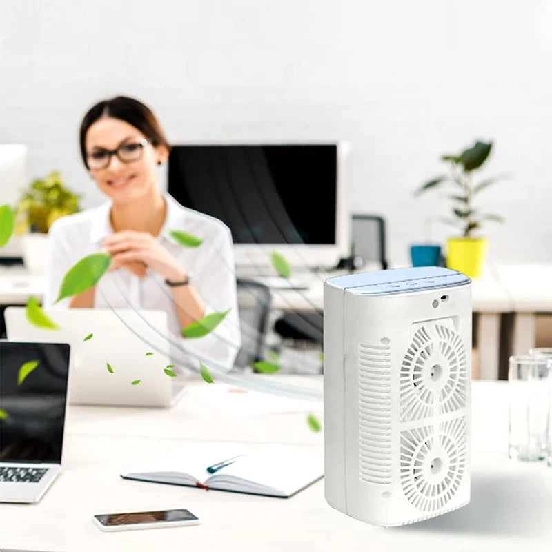 Portable Air Conditioner Cooler Fan 3 Wind Speed Mode Low Noise Spray humidification Cooling Fan USB Personal Mini Conditioner
