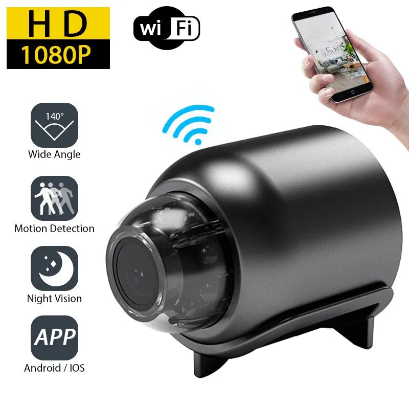 1080P HD Mini Wifi Camera Baby Monitor Indoor Security Surveillance Camera Night Vision Camcorder IP Cam Audio Video Recorder