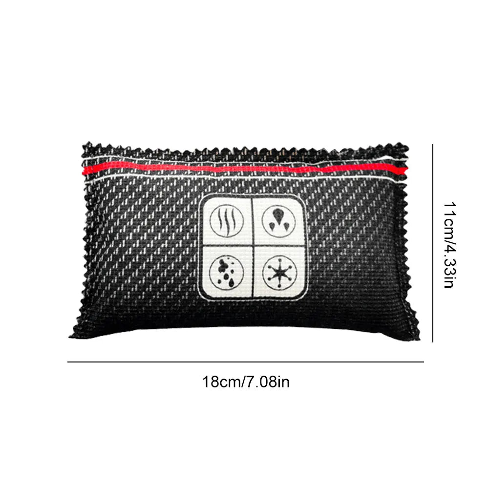 Car Dehumidifier Desiccant Dehumidifier Bag Multifunction Moisture Absorbing Bag Silica Gel/Mineral for Wardrobe Shoe Cabinet