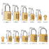 High Quality Padlock Solid Brass Lock Digit Combination Password Secret Code for Gym Outdoor Locker Case Copper Stainless Steel